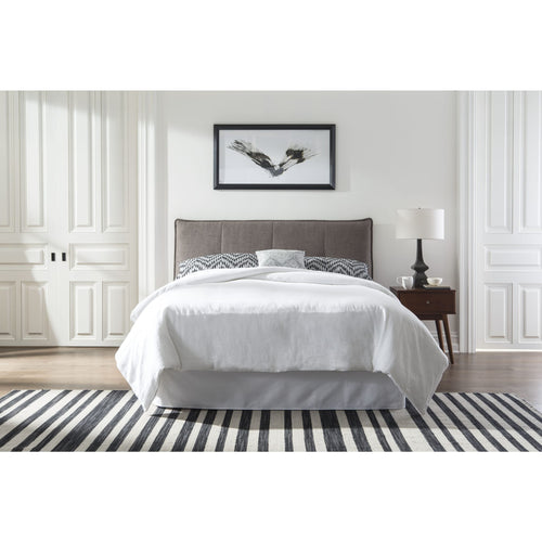 Adona Upholstered Footboard Storage Bed in Dolphin Linen